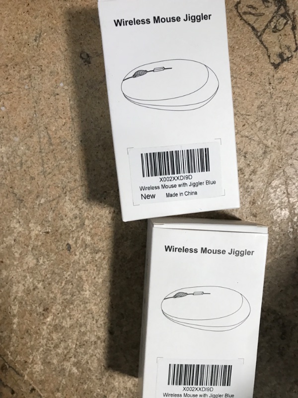 Photo 1 of 2 pack Jiggler blue wireless mouse 