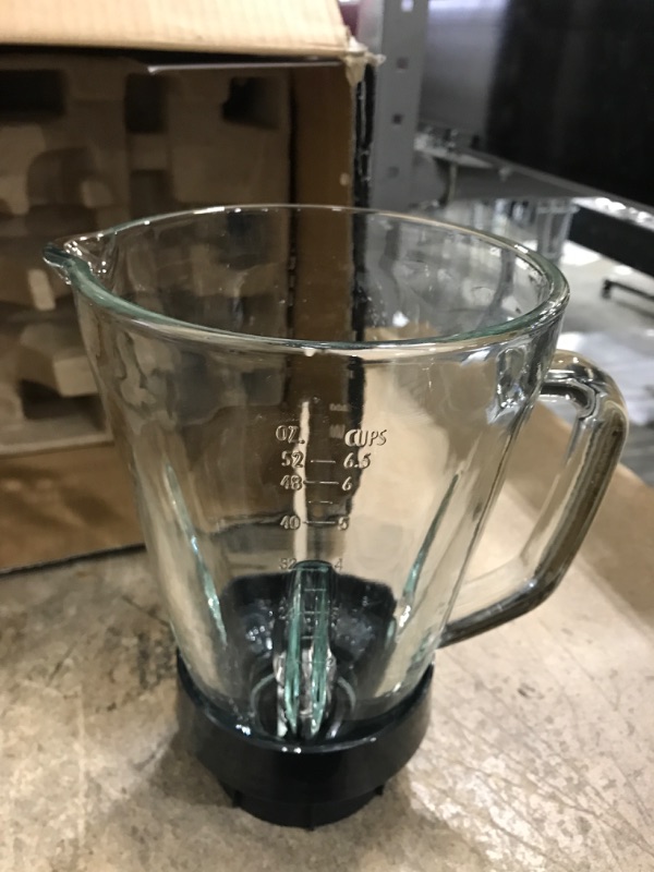Photo 1 of Proctor Silex High Performance Blender with 12 Functions for Puree, Ice Crush, Shakes and Smoothies, 52 oz. BPA Free MultiBlend Jar, 950 Watts, Black & Silver (53560)