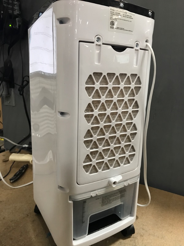 Photo 5 of 24" Evaporative Air Cooler & Mini Portable Air Conditioner, Personal AC Cooling Fan for Room Office Camping, Mini Portable Air Conditioner Ice Cubes