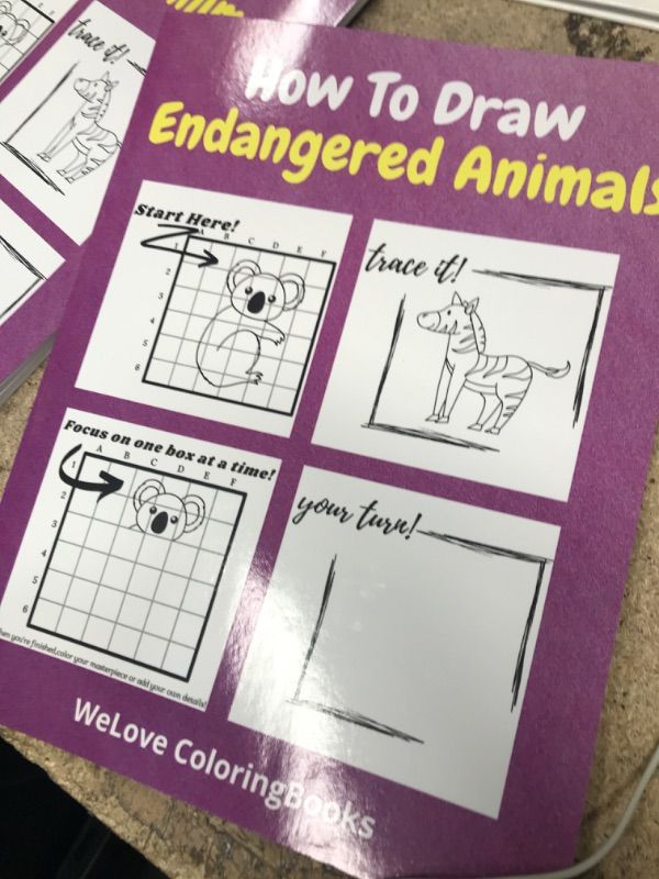 Photo 2 of How To Draw Endangered Animals: A Step-by-Step Drawing and Activity Book for Kids to Learn to Draw Endangered Animals