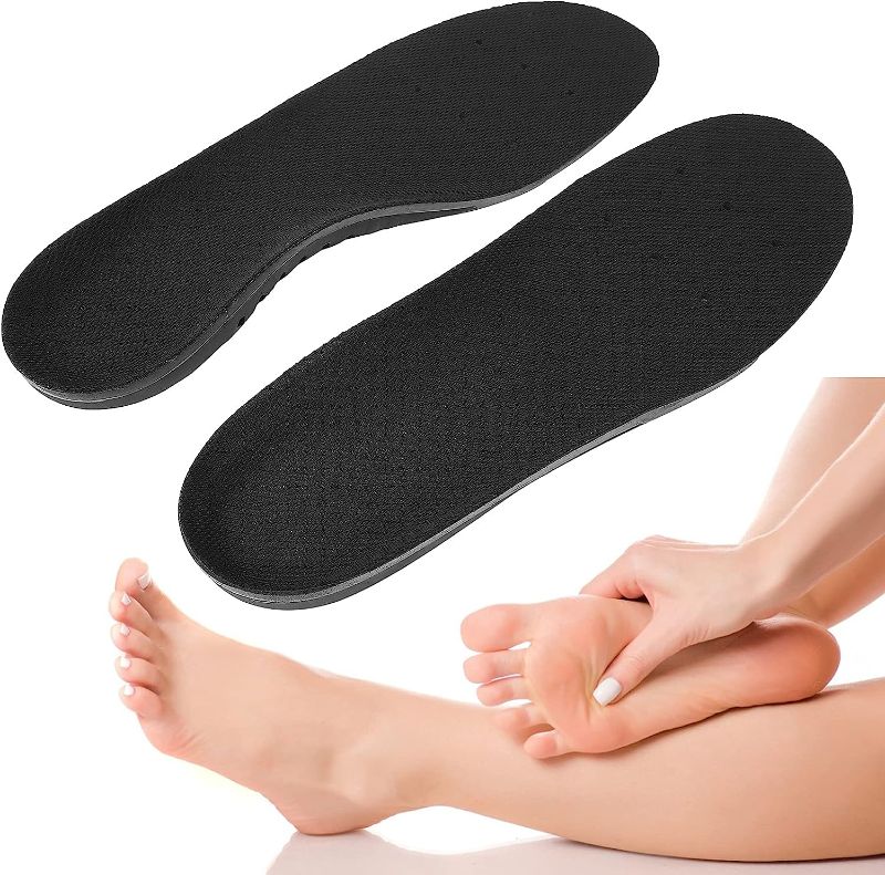 Photo 1 of 1 Pair Flat Foot Correction Shoe Insole Breathable Foot Arch Support Orthopedic Insole Cuttable Insole(S) Arch Support Insoles (S) pack of 2 
