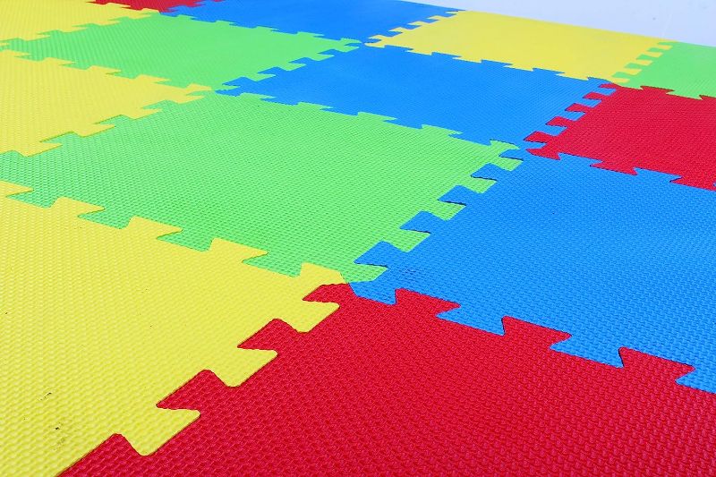 Photo 1 of BalanceFrom Kid's Puzzle Exercise Play Mat with EVA Foam Interlocking Tiles   20 in box
