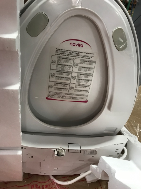 Photo 3 of **SEE NOTES**
Kohler Bn330-N0 Novita Electric Bidet Toliet Seat, Elongated Heated and Warm Water Bidet with Dryer, White Elongated Seat