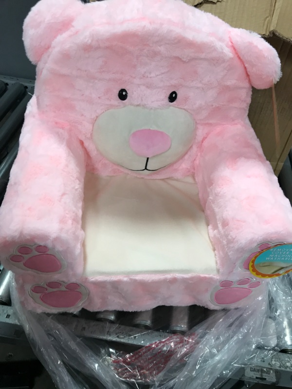 Photo 2 of Animal Adventure | Sweet Seats | Pink Bear Children's Plush Chair