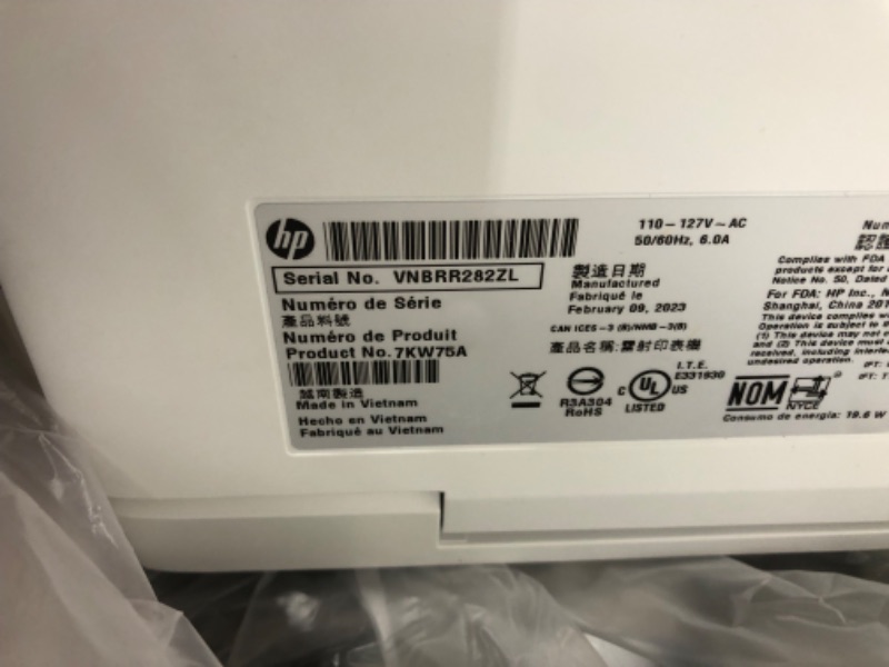 Photo 5 of HP LaserJet M283fdw MFP Color Multifunction Laser Printer,