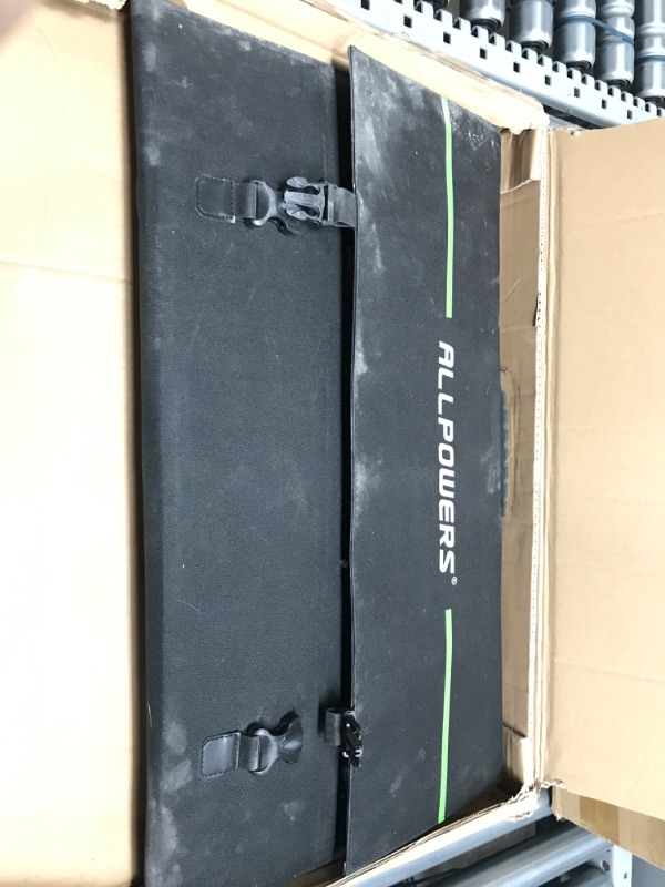 Photo 3 of ALLPOWERS SP033 140W Portable Solar Panel 18V Foldable Solar Panel Kit with MC-4 Output Waterproof IP66 Solar Charger for RV Laptops Solar Generator Van Camping Off-Grid