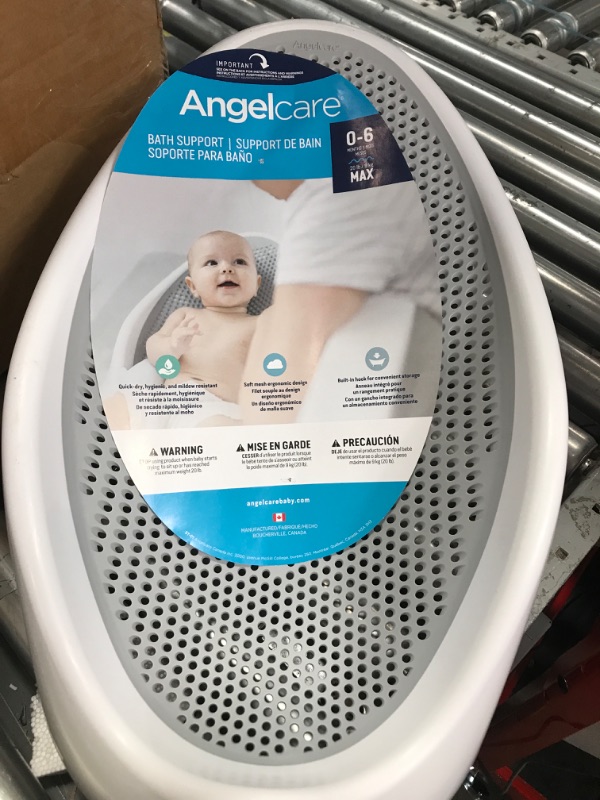 Photo 2 of Angelcare Baby Bath Support (Grey) | Ideal for Babies Less than 6 Months Old