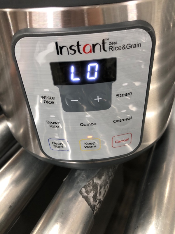 Photo 6 of *** POWERS ON *** Instant Zest 8 Cup One Touch Rice Cooker, From the Makers of Instant Pot, Steamer, Cooks Rice, Grains, Quinoa and Oatmeal, No Pressure Cooking Functionality 8-Cup Zest