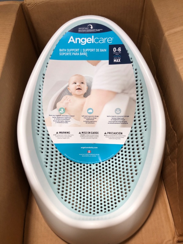 Photo 2 of Angelcare Baby Bath Support (Aqua) | Ideal for Babies Less than 6 Months Old