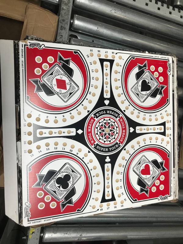 Photo 1 of **MINOR DAMAGE**BOARD ONLY**
Rustik BJR000117 Tock Game 4 Players 20", Multicolor

