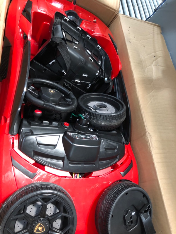 Photo 2 of **ITEM DOES NOT WORK SOLD FOR PARTS**
Hetoy Ride on Car for Kids 12V Licensed Lamborghini Electric Vehicles Battery Powered Sports Ca