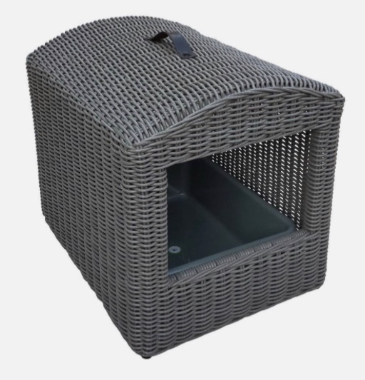 Photo 1 of *SEE CCOMMENTS* honikaka cat litter box enclosure grey