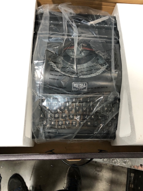 Photo 1 of Royal 79104P Classic Manual Typewriter (Black)