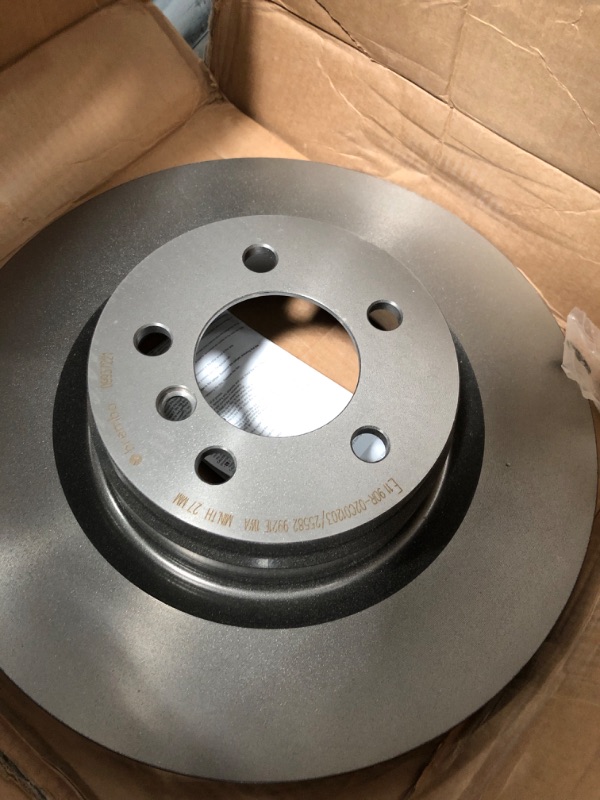 Photo 3 of ***ONLY 1 ROTOR*** Brembo 09.9372.21 UV Coated Pillar Vented Front Brake Rotor LAND ROVER OE# LR031843