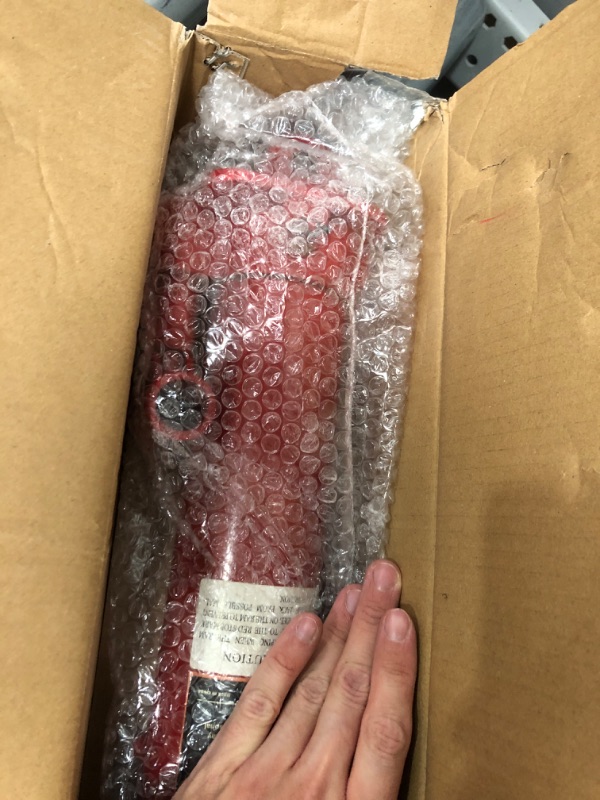 Photo 1 of BIG RED T30306 Torin Hydraulic Long Ram Jack with Single Piston Pump and Clevis Base (Fits: Garage/Shop Cranes, Engine Hoists, and More): 3 Ton (6,000 lb) Capacity, Red 3 Ton Single Pump