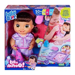 Photo 1 of Baby Alive Lulu Achoo Baby Doll - Brown Hair

