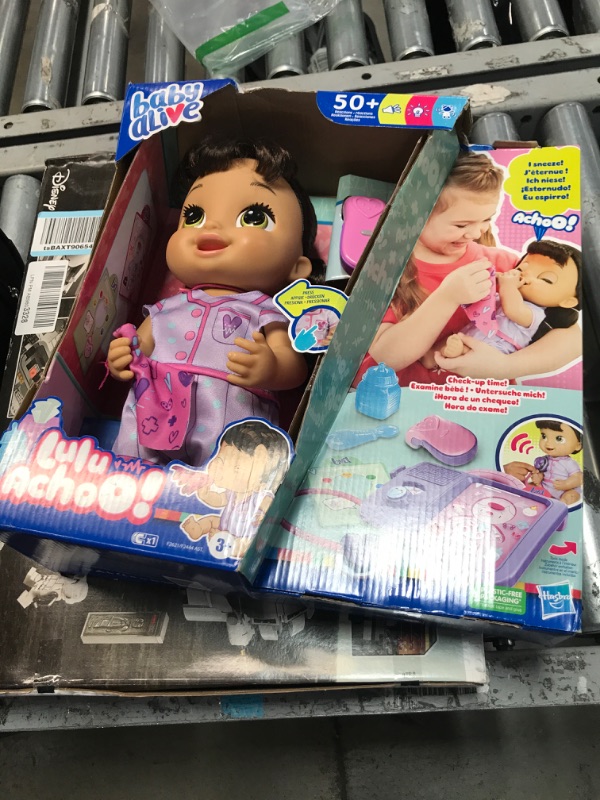Photo 1 of Baby Alive Lulu Achoo Baby Doll - Brown Hair

