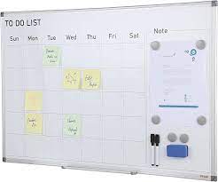 Photo 1 of DAMAGED CORNER**VEVOR Dry Erase Calendar for Wall, 36 x 24 Inches Whiteboard Calendar, Monthly Planner Magnetic Dry Erase Board, 1 Magnetic Erase & 2 Dry Erase Marker & Movable Tray for Restaurant Office Home School
