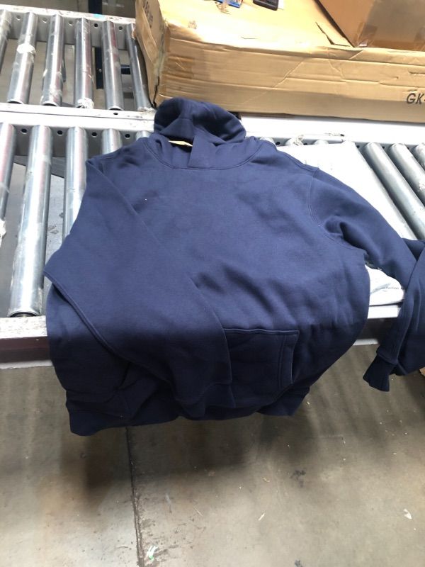 Photo 1 of Amazon Aware Men's Fleece Hoodie Medium Navy