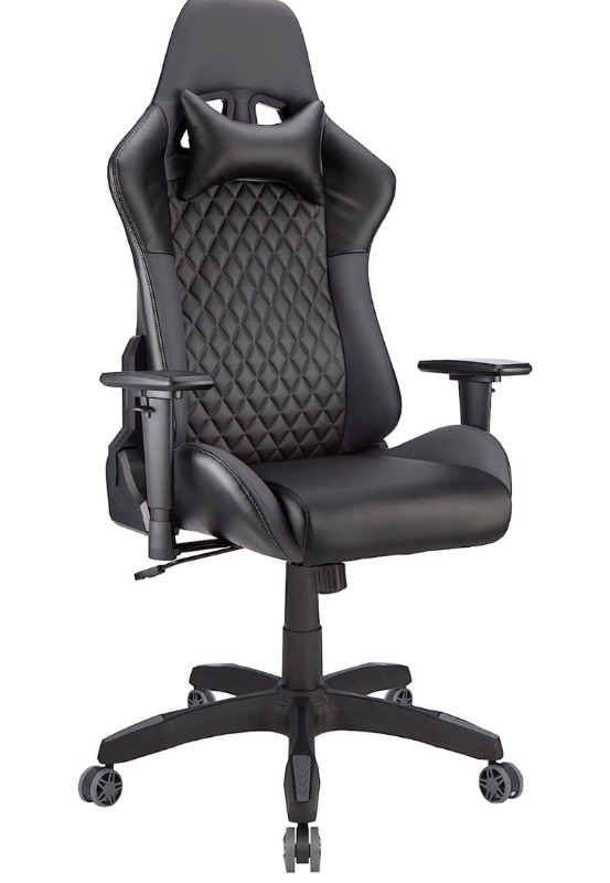 Photo 1 of ealspace® DRG High-Back Gaming Chair, Black/Gray