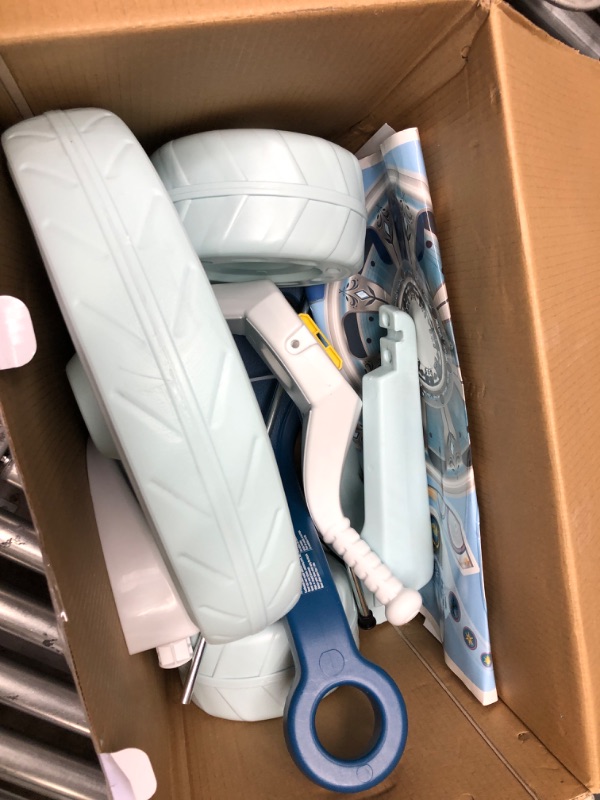 Photo 2 of Disney Frozen Frozen 2 Fly Wheels 15" Cruiser Ride-On with 3 Position Adjustable Seat, Ages 3-7 Blue