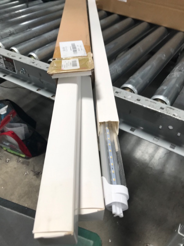 Photo 2 of 3FT LED Tube Light, T8 T10 Type B LED Light Bulb, 14W(30W Equiv), 1600LM High Bright, 36 Inch F30T12 Fluorescent Replacement, Remove Ballast, 5000K Daylight, Double Ended Power, Clear Cover (4 Pack)