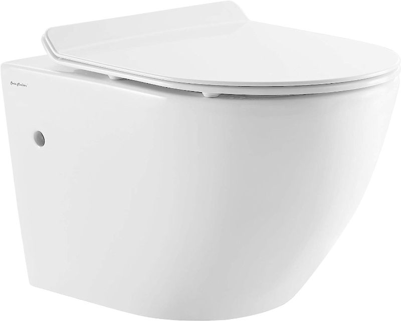 Photo 1 of 
Swiss Madison Well Made Forever SM-WT449 St. Tropez Wall Hung Toilet, Glossy White
Pattern Name:Toilet