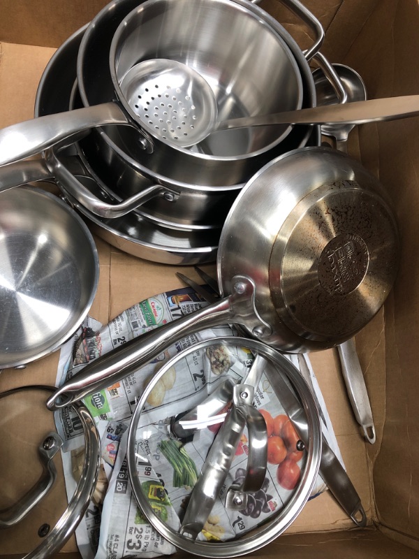 Photo 2 of 
Used Previously******Duxtop Professional Stainless Steel Pots and Pans Set, 17PC Induction Cookware Set, Impact-bonded Technology