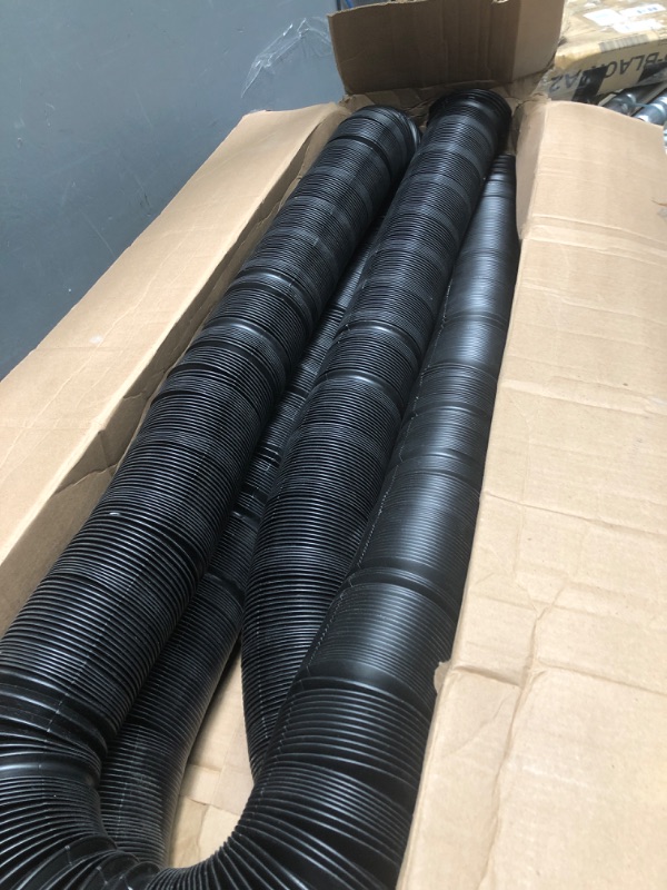 Photo 1 of 12' black plastic pipe,  4" diameter