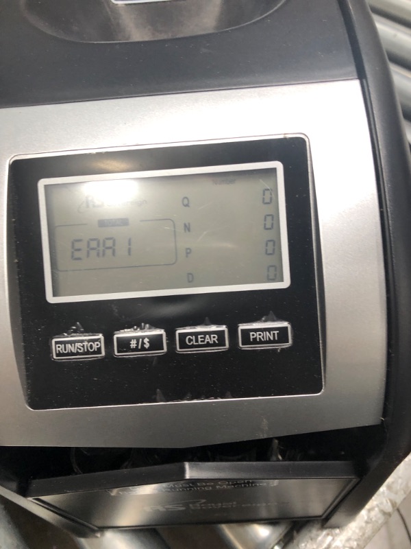 Photo 1 of Royal Sovereign 4 Row Electric Coin Counter with Patented Anti-Jam Technology & Digital Counting Display (FS-44N), Black FS-44N FS-44N