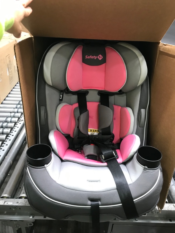 Photo 2 of Safety 1st Grow and Go All-in-One Convertible Car Seat, Rear-facing 5-40 pounds, Forward-facing 22-65 pounds, and Belt-positioning booster 40-100 pounds, Carbon Rose Carbon Rose Original