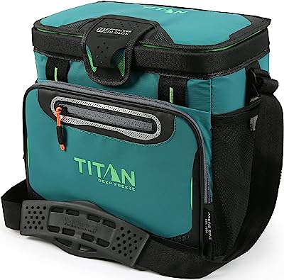 Photo 1 of (damage) Arctic Zone Titan Deep Freeze Cooler - Zipperless Hardbody Cooler - Camping & Beach Cooler - Small and Large Capacity - Deep Freeze Insulation, HardBody Liner, and SmartShelf