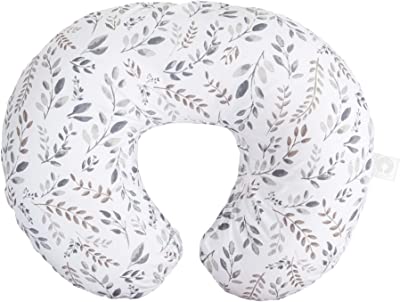 Photo 1 of Boppy Original Nursing Support, FKA Boppy Nursing Pillow, Gray Taupe Leaves, Ergonomic Breastfeeding, Bottle Feeding, and Bonding, Firm Hypoallergenic Fiber Fill, Removable Cover, Machine Washable
Polyester, Cotton