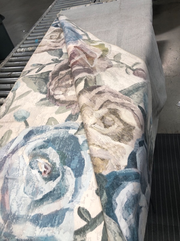 Photo 1 of 10'x7'10" Pastel Vintage rose area rug 