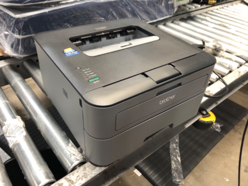 Photo 2 of FACTORY REFURBISHED; MISSING CORDS/MANUAL**Brother Compact Monochrome Laser Printer 2300 Series, 250-Sheet, Prints up to 27 ppm, Automatic Duplex Printing, Amazon Dash Replenishment Ready, Tech Deal USB Printer Cable
