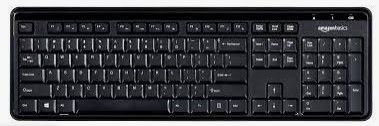 Photo 1 of amazon basics keyboard