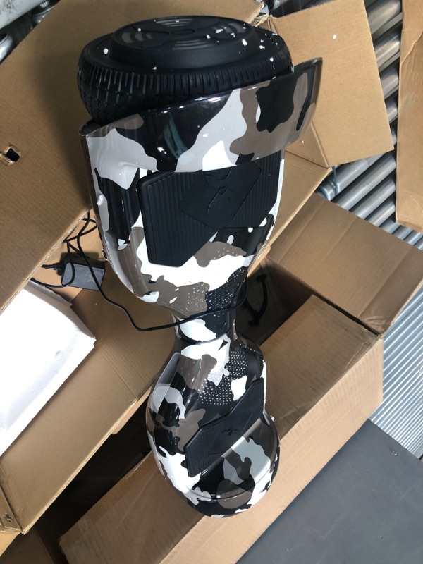 Photo 2 of ***FOR PARTS ONLY **** 
Hover-1 Helix Electric Hoverboard | 7MPH Top Speed, 4 Mile Range, 6HR Full-Charge, Built-in Bluetooth Speaker, Rider Modes: Beginner to Expert Hoverboard Camo