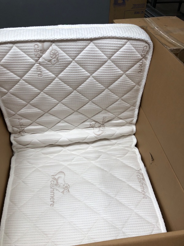 Photo 2 of *** USED SIMILAR TO STOCK PHOTO *** Newton Baby Crib Mattress - Waterproof Infant & Toddler Mattress, Baby Bed Mattress for Crib, Dual-Layer, Safe, Breathable & Washable Crib Mattress from Cover to Core, Deluxe 5.5 Inch-Cushion, White

