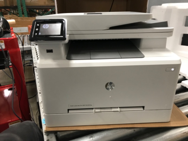 Photo 2 of HP Color LaserJet Pro M283fdw Wireless All-in-One Laser Printer, Remote Mobile Print, Scan & Copy, Duplex Printing, Works with Alexa (7KW75A), White
