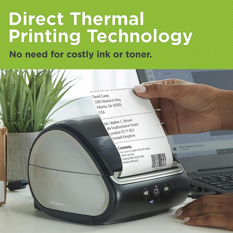 Photo 1 of DYMO LabelWriter 5XL Label Printer Bundle, Prints Extra-Wide Shipping Labels (UPS, USPS) from Amazon, eBay, and More, Perfect for eCommerce Sellers, Includes 5 Extra-Large Shipping Labels (1100 Total)
