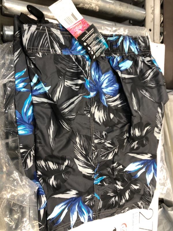 Photo 1 of Kanu Surf Women's Marina UPF 50+ Active Swim Board Short (Reg & Plus Sizes) 1X Hayley Charcoal
