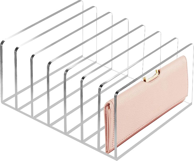 Photo 1 of Acrylic Desk Organizer, Office Supplies, Laptop, Folder, File Holder, Palette Makeup, Magazine, Notebook, Electronics, Clutch Divider, Bookcase, 