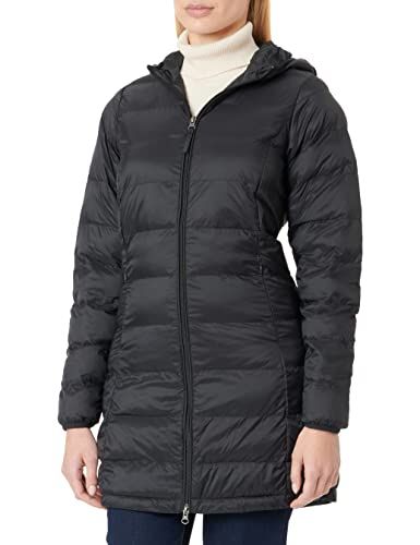 Photo 1 of Amazon Essentials Women's Lightweight Water-Resistant Hooded Puffer Coat (Available in Plus Size), Black, 1X
