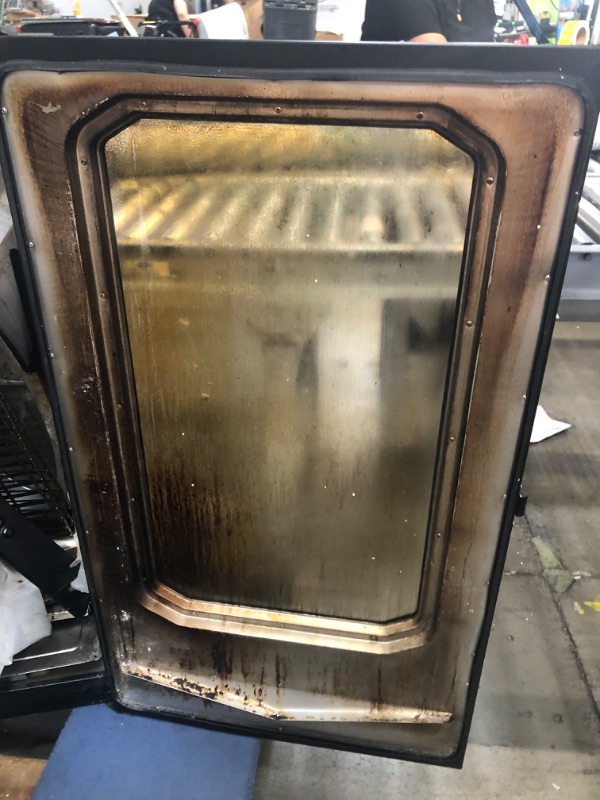 Photo 3 of ***PARTS ONLY***HEAVILY USED***
 Masterbuilt MB20070122 40 inch Digital Electric Smoker with Window and Legs, Black Smoker 40" Smoker w/ Window & Legs