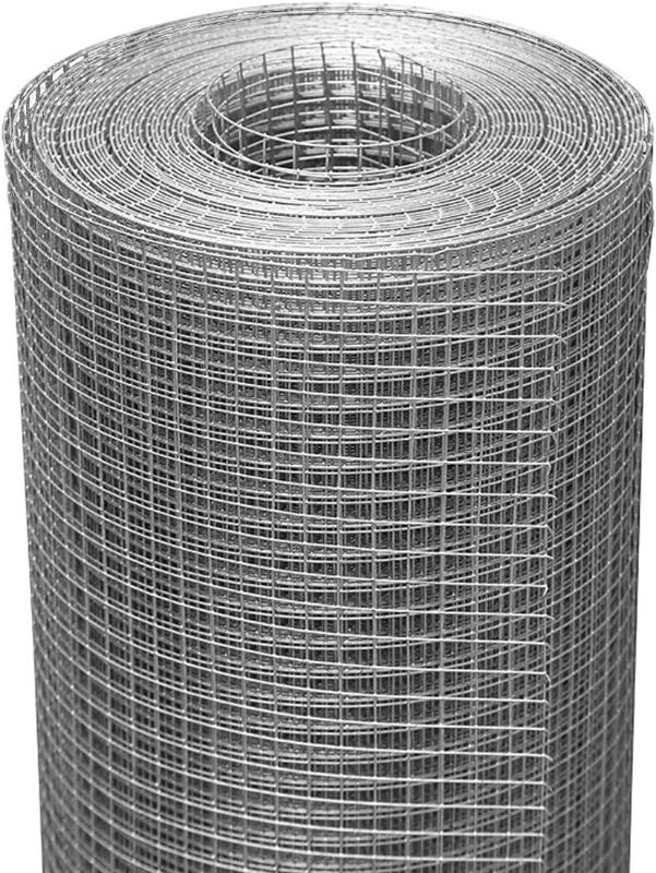 Photo 1 of  36''x10' 1/2inch Hardware Cloth 19 Gauge - Hot Dip Galvanized After Welding - Chicken Wire Fence Roll Galvanized Wire Mesh Roll Garden Fence Tree Guard Welded Wire Fencing
