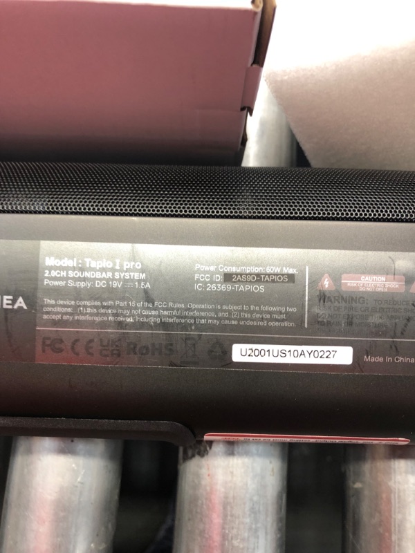 Photo 3 of ULTIMEA Sound Bars for TV, 22''/60W Small Soundbar for TV, 4 Drivers in TV Sound Bar with Depths Sound Enhanced/DSP/Bass+/5 EQ, Surround Sound Speakers for TV Works with HDMI ARC/CEC, Optical/BT/PC