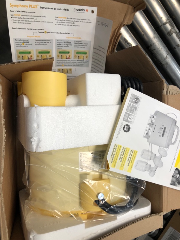 Photo 4 of Medela Symphony Plus Breast Pump, Hospital Grade Breastpump, Single or Double Electric Pumping, with Initiate and Maintain Programs for Breastfeeding Support or Exclusive Pumping