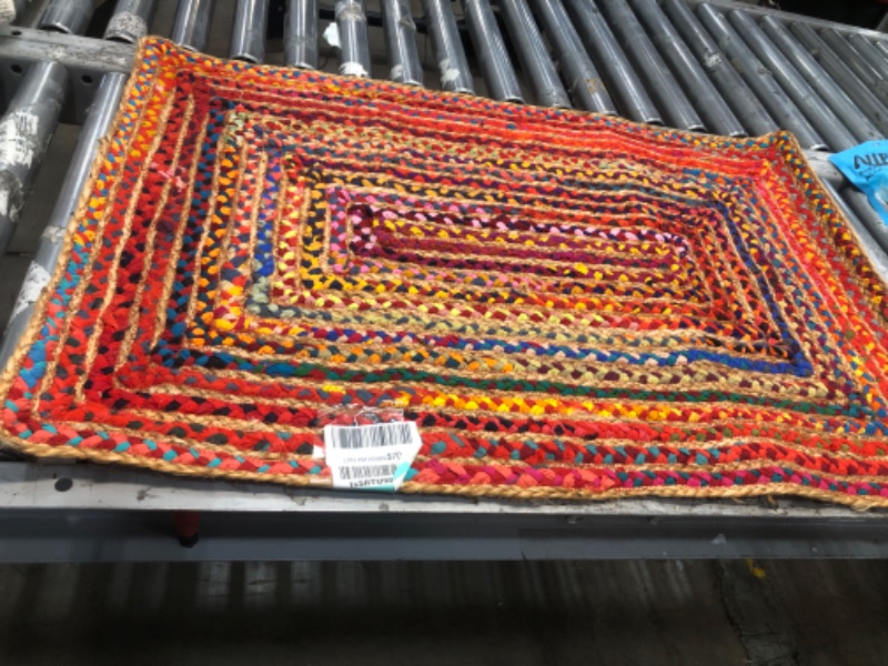 Photo 1 of 3'x2' Multicolor Rug 