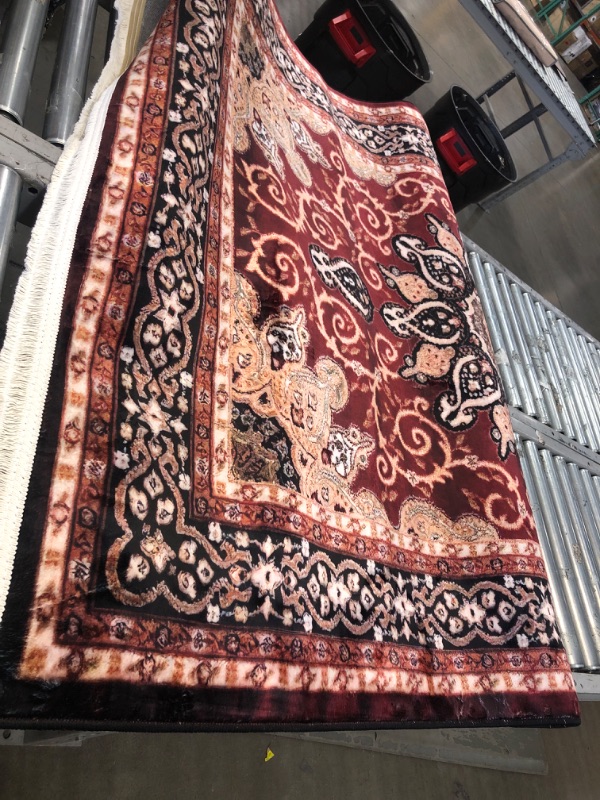 Photo 1 of 6'x5' Area Rug Red/Brown 