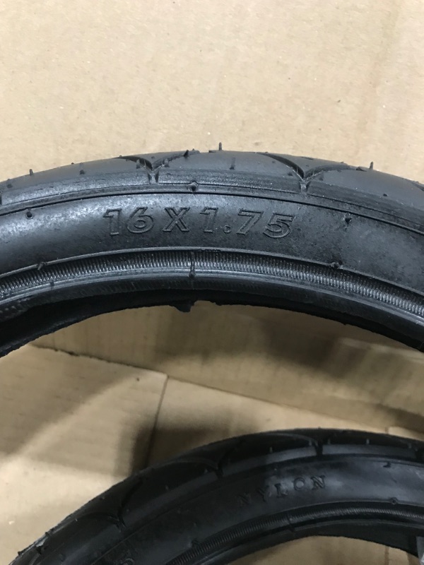 Photo 2 of 16 in. bike tires and tube ***unbranded